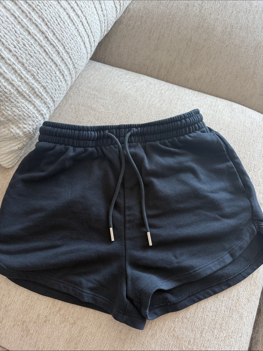H&M Black Athletic Drawstring Shorts
